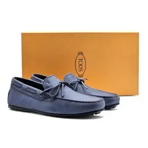 Tod\'s Driving Shoes City Gommino Leather Loafers - Gray - US 9 / UK 8 $695 Tod main image 4